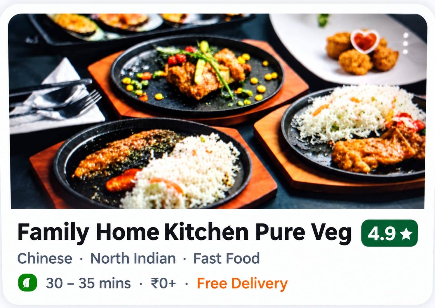 FAMILY HOME KITCHEN PURE VEG